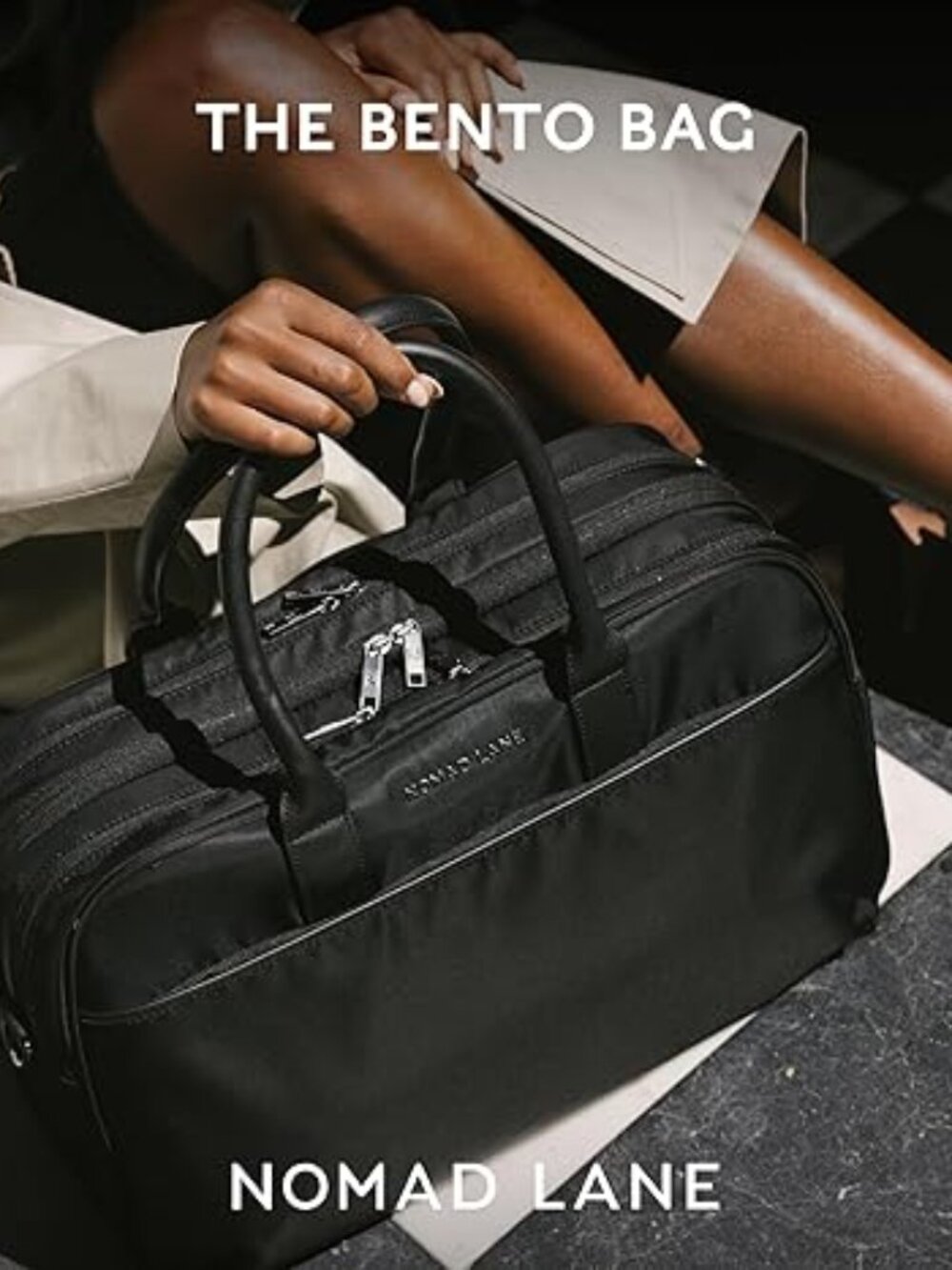 Nomad Lane Carry-On Luggage, Black. Lightly Used.